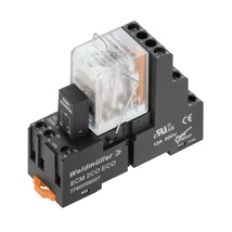 Relay module, , 4 CO contact  , 250 V AC, 5 A, Screw connection, Test button available