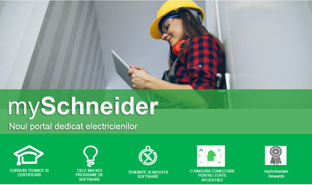 mySchneider - noua platformă dedicată electricienilor