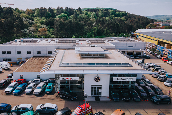 Proiect sistem fotovoltaic Autoworld Volkswagen Cluj