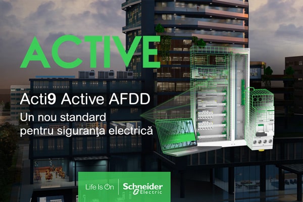 Sistemul Acti9 Active AFDD de la Schneider Electric - un nou standard pentru siguranța electrică