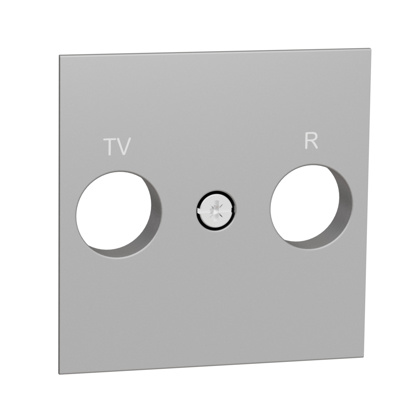 Placa priza TV/R aluminiu