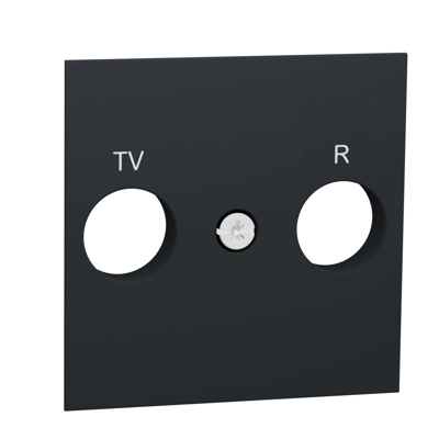 Placa priza TV/R antracit