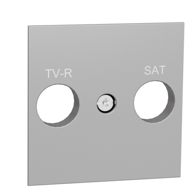 Placa priza R-TV/SAT aluminiu