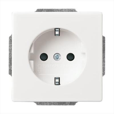 20 EUC-84-500 SCHUKO socket outlet, studio white, 