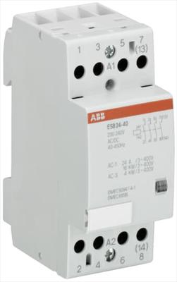 ESB24-20-230AC/DC Inst.-contactor 2NO