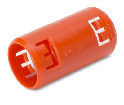 Element cuplare KM TURBO tub flexibil 16mm orange