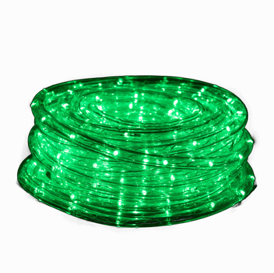 Flink Tub lum. LED 13mm, 100m, 24LED, verde