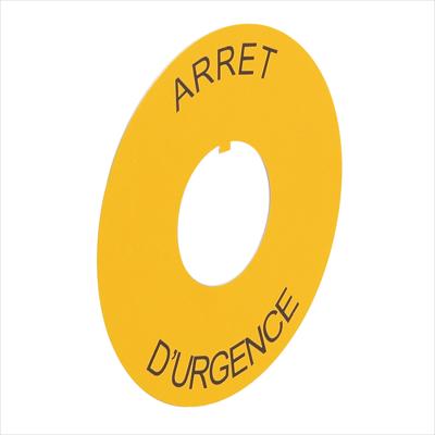 ETIQ D60 ARRET D'URGENCE