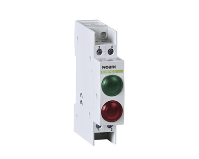 Lampă de semnalizare, 230V AC/DC, 1 verde LED și 1 roşu  LED