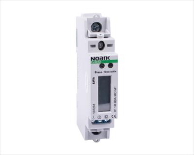  Contor de energie 1-pol, 1-modul, 80 A, comunicație ModBus, Multi-tarif, afișaj LCD