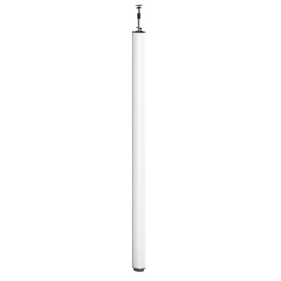 Pole 2-s. tension mounted 3.5-3.9m white