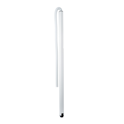 Pole 1-sided movable 2.45 m white