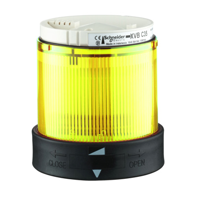 Indicator luminos,galben,LED,120Vac