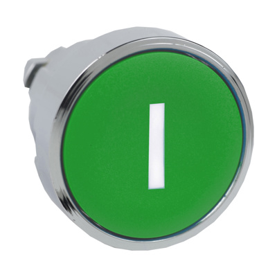 Cap de buton,verde,cu revenire,I