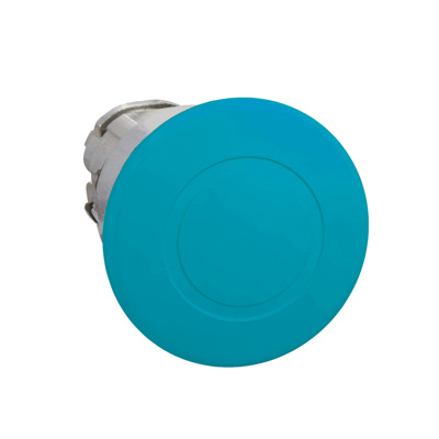Cap buton urgenta,albastru,40mm