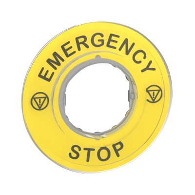 Eticheta 3D marcata Emergency Stop,