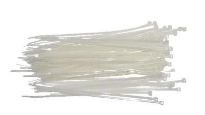 Strohm Colier plastic 150X3.6, alb, 100 buc.