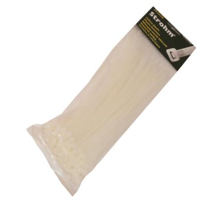 Strohm Colier plastic 250X3.6, alb, 100 buc.