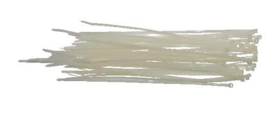 Strohm Colier plastic 300X4.8, alb, 50 buc.