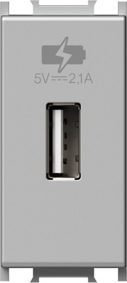 Modul Incarcator USB 1M argint
