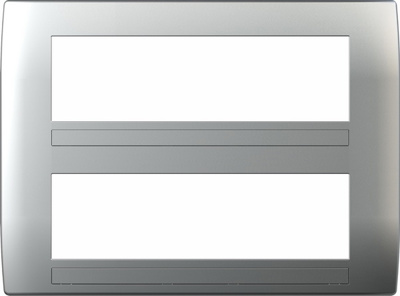 Modul Soft Rama 2x7M IP20 Argintiu