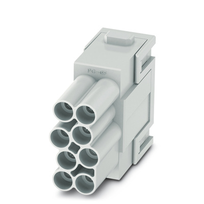 Module insert for industrial connector, Series: ModuPlug, PUSH IN with actuator, Number of poles: 8