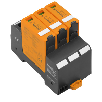 Surge voltage arrester (power supply systems), Type I + II, I, II, DC, 1500 V