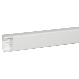 Universal trunking without partition 65x150 mm - 130 mm cover - 2 m