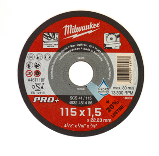 Disc pentru metal plat 115X1,5 PRO+ 