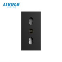 Livolo Modul priza Std. Italian 1M, 16A, negru 