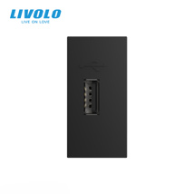 Livolo Modul priza USB tip A, 1M, negru