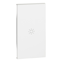 L.NOW-SWITCH COVER LIGHT 2 MOD WHITE