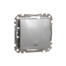 Sedna Design, Intrerupator cap scara indicator luminos 10AX, aluminiu