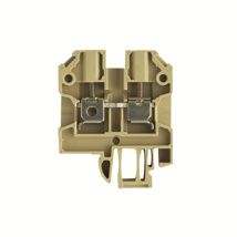Feed-through terminal block, Screw connection, 4 mm², 800 V, 32 A, Number of connections: 2