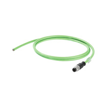 IE-C5DD4UG0030MCSXXX-X PROFINET Cable, M12 D-code–IP 67 straight pin, Open, poles: 4