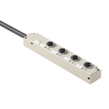 Sensor-actuator complete module, Number of contact sockets: 4, Number of poles: 5, M12, 10 m, L