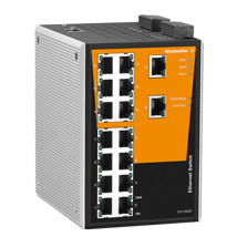 Network switch (managed), managed, Fast Ethernet, Number of ports: 16x RJ45, 0 °C...60 °C, IP30