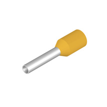 Wire end ferrule, Standard, 1 mm², Stripping length: 10 mm, yellow