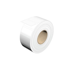 Device marking, Self-adhesive, halogen-free, 38 mm, Polyester, white