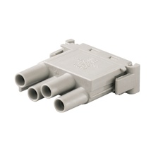 Contact insert (industry plug-in conne), Female, 630 V, 25 A, Number of poles: 4, Crimp connection
