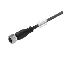 Sensor-actuator Cable, M12, Number of poles: 8, Cable length: 10 m, Female socket, straight