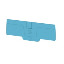 Placa de capat (terminale), 85,8 mm x 2,1 mm, albastra