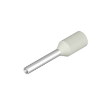 Wire end ferrule, Standard, 0.5 mm², Stripping length: 10 mm, white