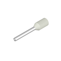 Wire end ferrule, Standard, 0.5 mm², Stripping length: 12 mm, white