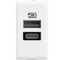 MATIX - Incarcator dublu USB Tip A+C 1m alb