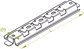 Profil suport jgheab cabluri din  sarma  PMCN500  