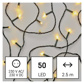 Emos, Instalatie 50 LED-uri IP20 2,5m alb cald