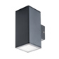 Kanlux Gori Aplica de perete cu sursă de iluminat inlocuibila, IP44, inaltime 16 cm, max. 2x35W, GU1